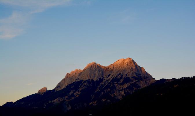 Sternenbeobachtung über dem Gesäuse
