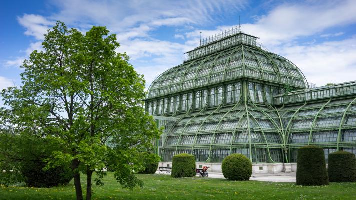 Das Palmenhaus in Wien, ein historisches Gewächshaus
