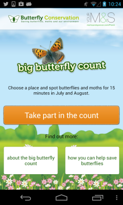 iRecord Butterflies App