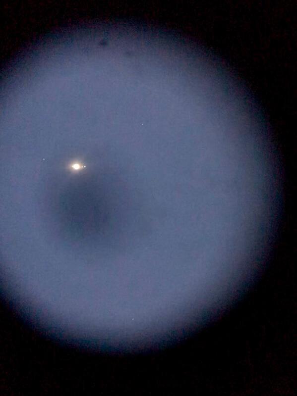 Ein Blick durch das Teleskop auf Jupiter (c) Katharina Kropshofer © Ein Blick durch das Teleskop auf Jupiter (c) Katharina Kropshofer