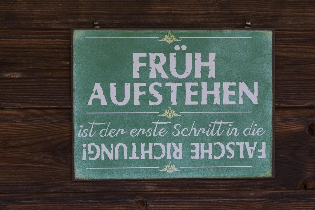 © Uwe Grinzinger Schild beim Falkertsee
