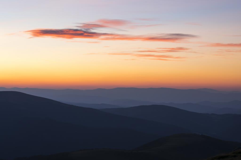 © Uwe Grinzinger Morgendämmerung über den Nockbergen