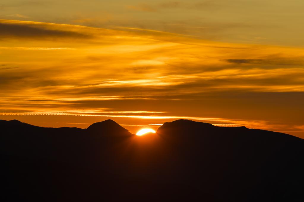 © Uwe Grinzinger Sonnenaufgang über den Nockbergen