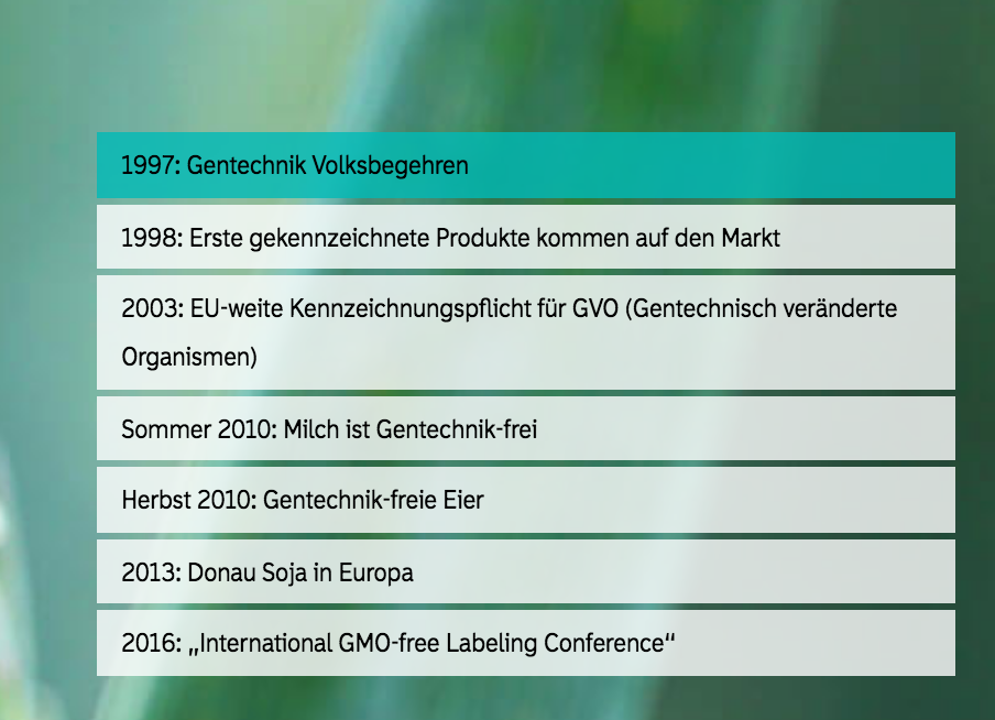 © Blühendes Österreich Meilensteine Gentechnik