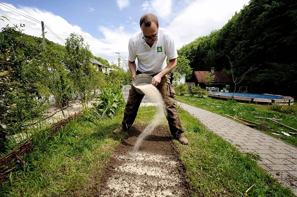 Samen streuen © Blühendes Österreich / Alex Papis Samen streuen