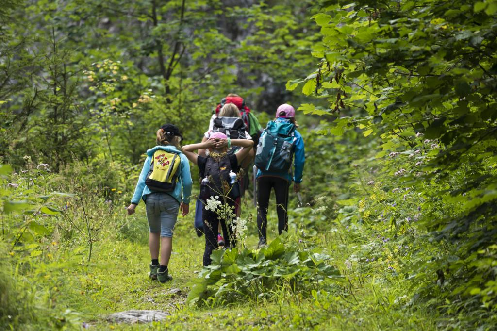 Junior Ranger im Nationalpark Gesäuse © Uwe Grinzinger Junior Ranger im Nationalpark Gesäuse