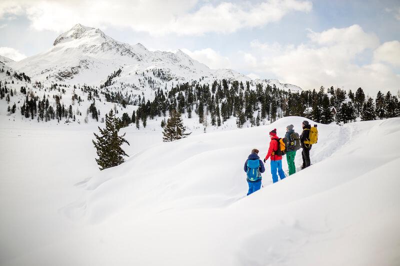 Bei Schneeschuhwanderungen im Nationalpark Hohe Tauern ist die Sichtung von Bartgeiern keine Seltenheit (c) MartinLugger89(3)