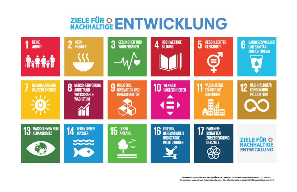 Die 17 SDG © 2019 ENGAGEMENT GLOBAL Die 17 SDG