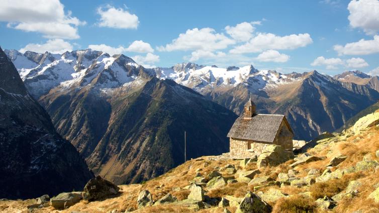 Die Valentins-Kapelle im hinteren Zillergrund © Hermann Muigg Die Valentins-Kapelle im hinteren Zillergrund