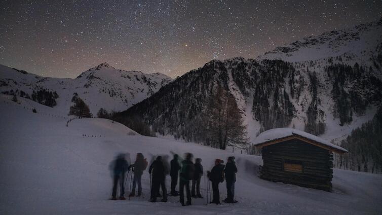 Sternenhimmeltour auf Schneeschuhen