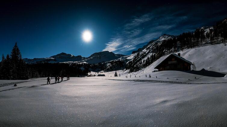 Dem Vollmond entgegen - Rauris