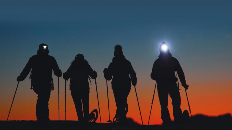 Nationalpark Ranger Vollmond-Schneeschuhtour