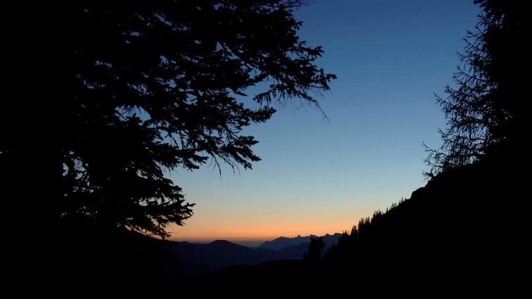 Nachtwanderung im Nationalpark Gesäuse