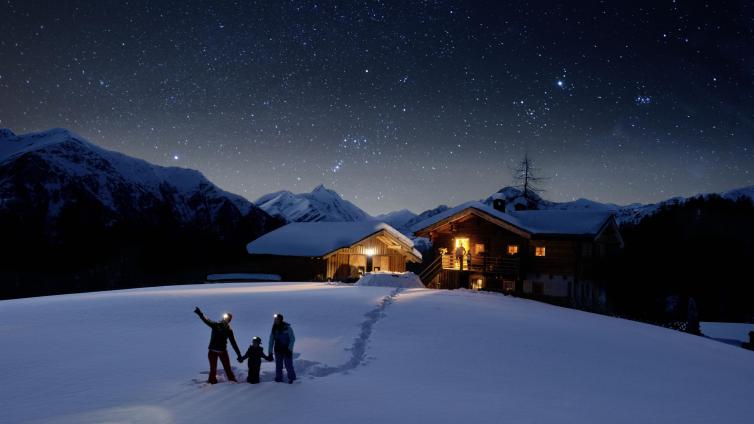 Moonwalk - Vollmond-Schneeschuhwanderung