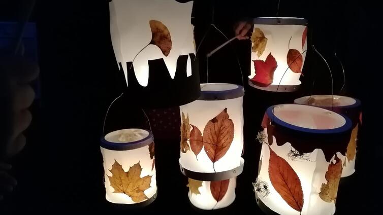 Lichterfest in altem Gemäuer