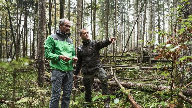 Unterwegs mit Herbert Wölger und Lutz Pickenpack