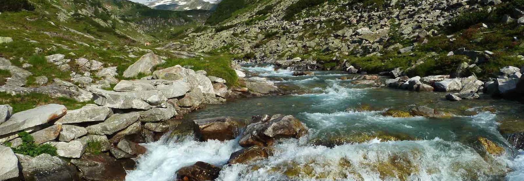 Flüsse in Österreich - Kleinelendtal im Nationalpark Hohe Tauern