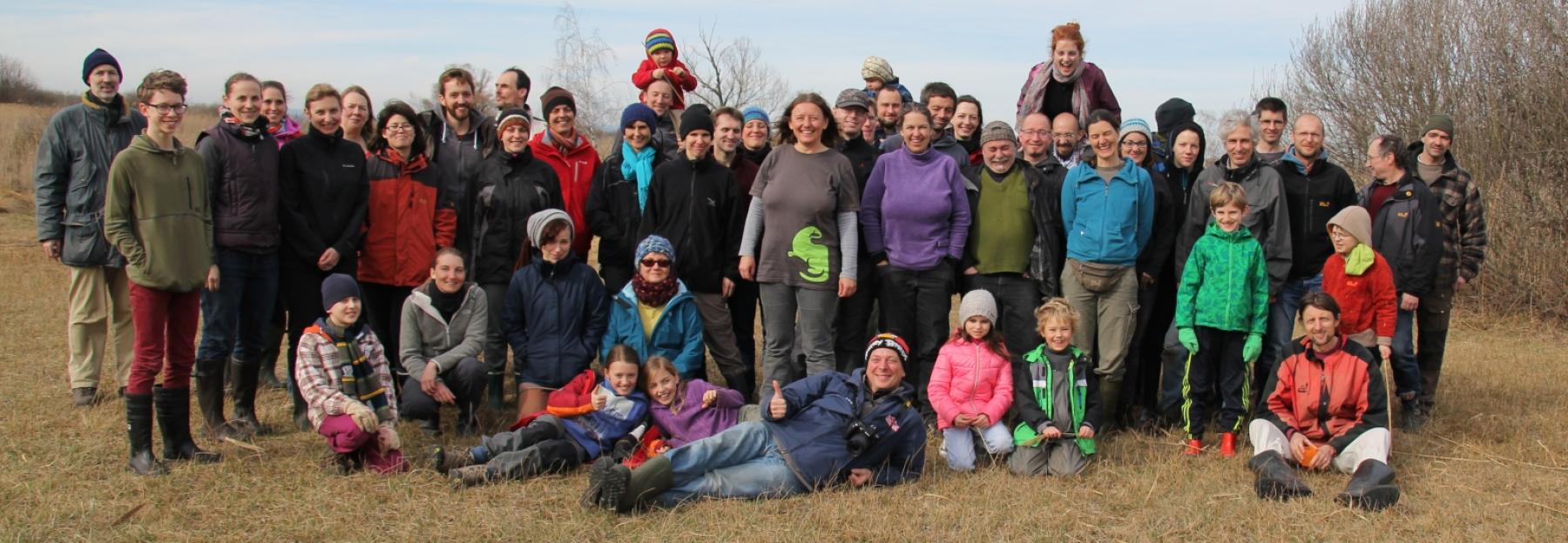 Gruppenbild mit Mitgliedern des Naturschutzbund Niederösterreich