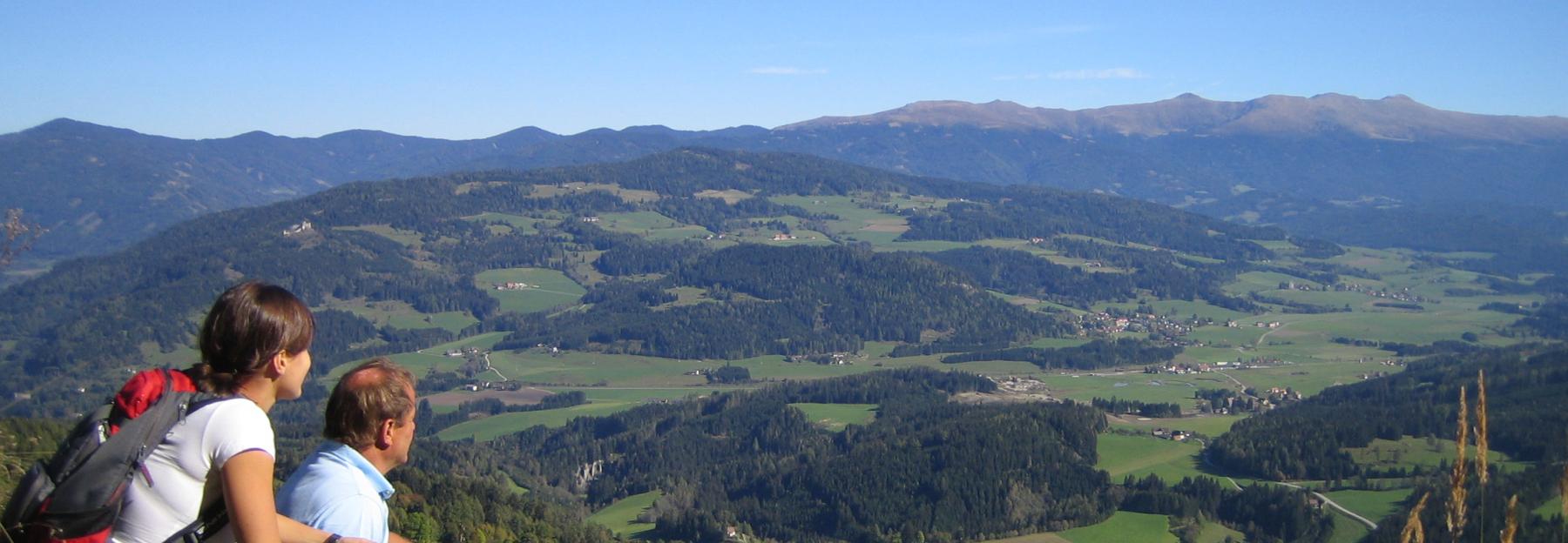 Blick über den Naturpark Zirbitzkogel-Grebenzen
