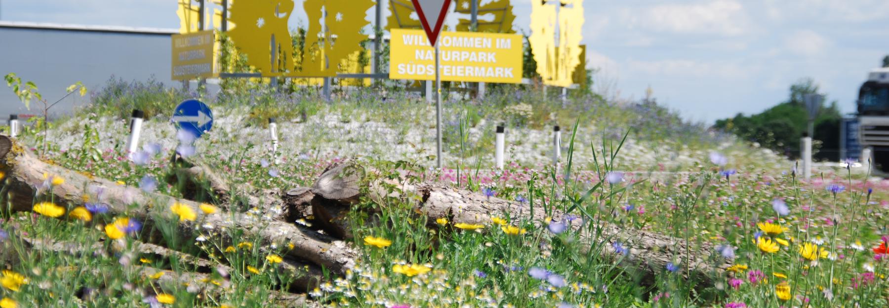 Biodiversitätsgemeinde (A9 Autobahnabfahrt Vogau-Straß)