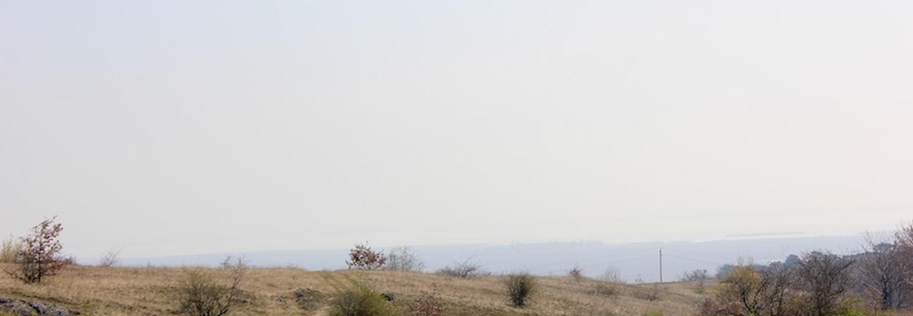 Nur leicht verbuscht und mit Blick auf den Neusiedlersee zeigt sich der Trockenrasen hier im Leithagebirge