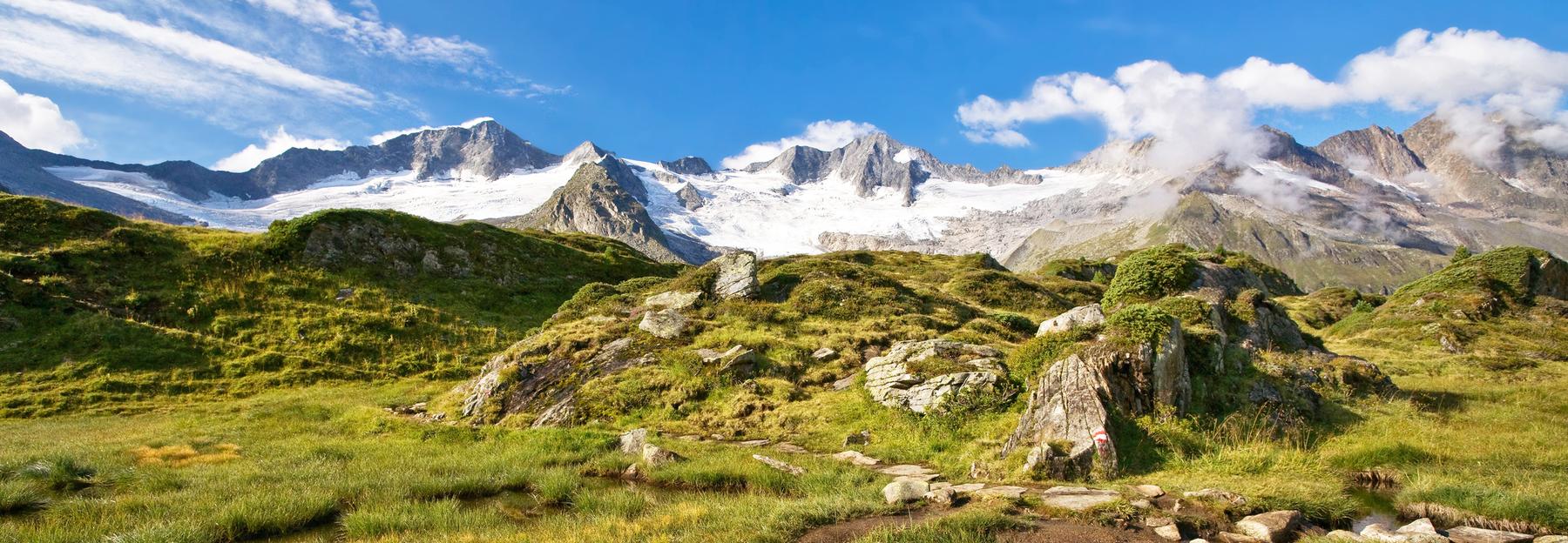 Berglandschaft im Hochgebirgs-Naturpark Zillertaler Alpen
