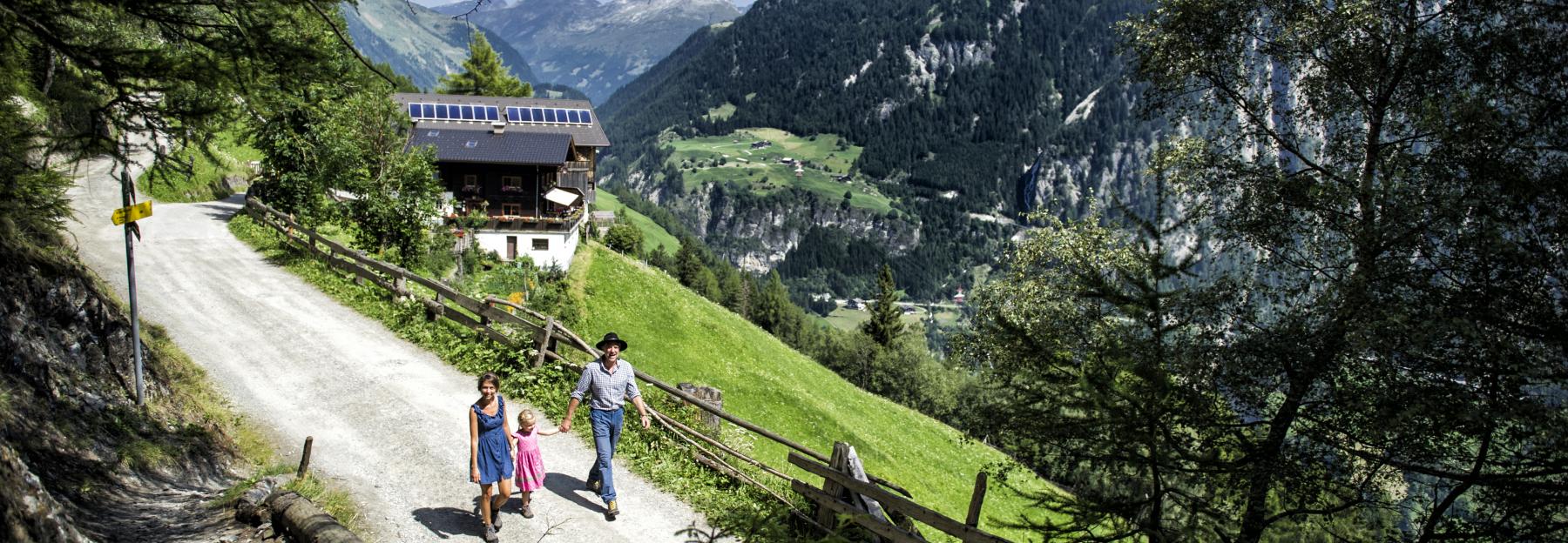 Wandern in den Bergen