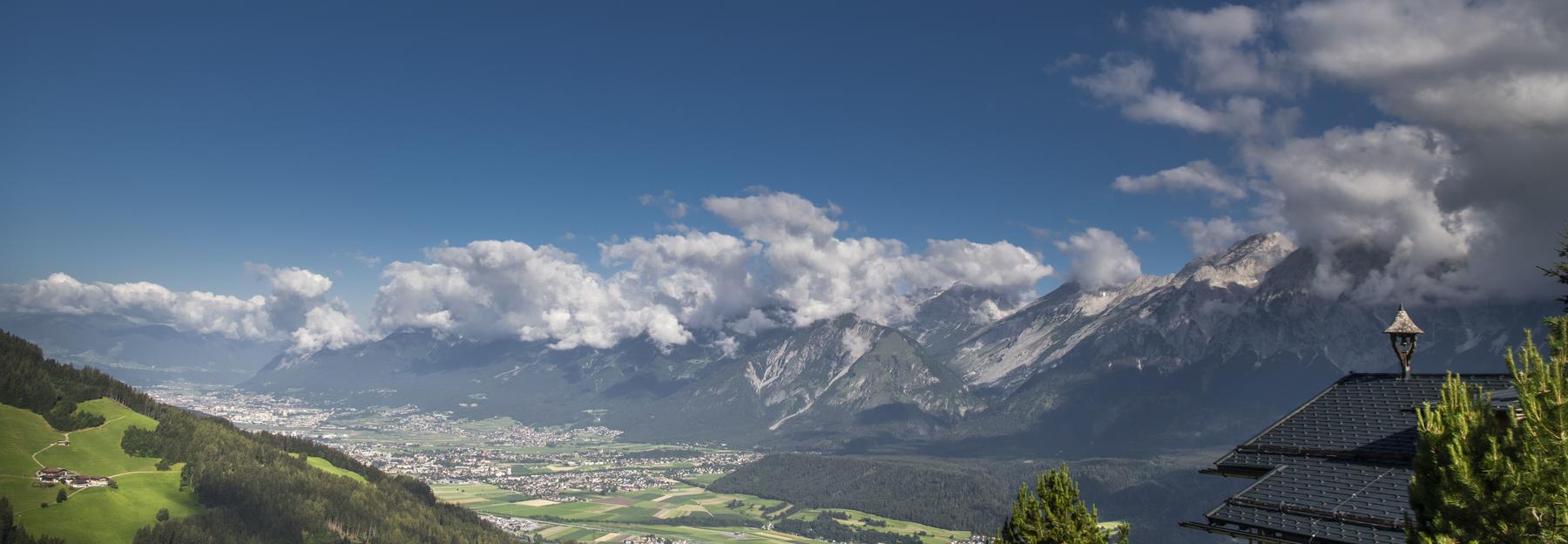 Blick auf die Region Hall-Wattens