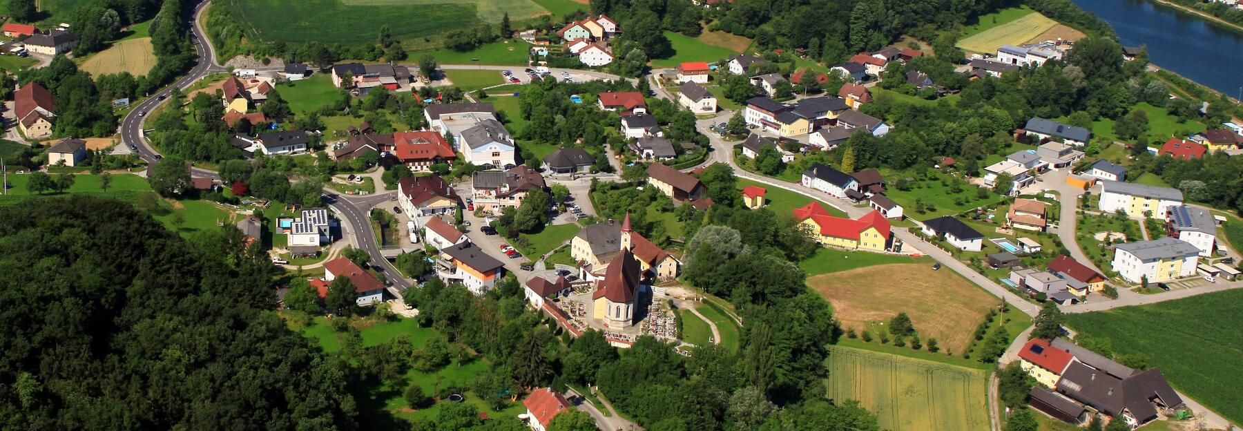 Vogelperspektive Gemeinde Schleißheim