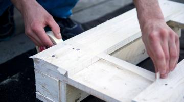 Abkleben für Beschriftung © Blühendes Österreich/Alex Papis Abkleben für Beschriftung