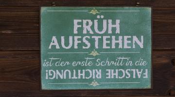 © Uwe Grinzinger Schild beim Falkertsee