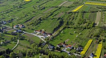 Mosaikartige Kulturlandschaft im Naturpark Rosalia-Kogelberg