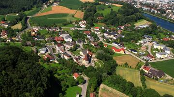 Vogelperspektive Gemeinde Schleißheim