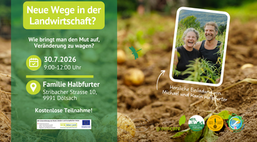 Einladungsbeschreibung Bauernhofspaziergang am 30.7.2026