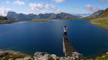 Magischer Bergseemoment - Oberseitsee im Defereggental