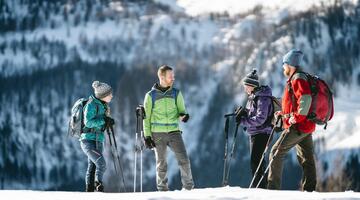 Schneeschuhwandern am Hengstpass