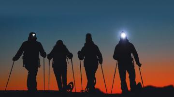 Nationalpark Ranger Vollmond-Schneeschuhtour