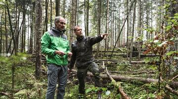 Unterwegs mit Herbert Wölger und Lutz Pickenpack