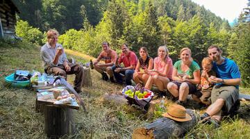 Bergwald, Heu & Wiesenblumen