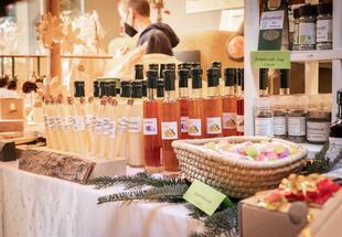 regionale Produkte am Bauernmarkt im Naturpark-Zentrum Ötscher-Basis