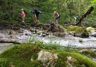 Familiencamp im Nationalpark Gesäuse 27.07.-01.-08