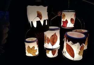 Lichterfest in altem Gemäuer