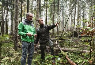 Unterwegs mit Herbert Wölger und Lutz Pickenpack