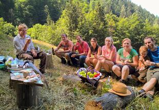 Bergwald, Heu & Wiesenblumen