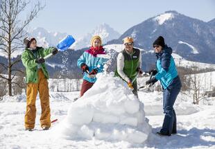 Spiel und Spaß im Winter