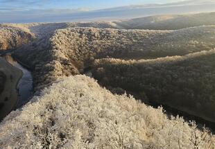 Winterwanderung zum 'Umlaufblick'