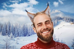 Wintersujet Luchsmann