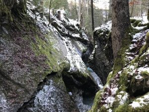 Die beeindruckende Kessischlucht ist nur wenige Meter breit. (c) Christina Schwann